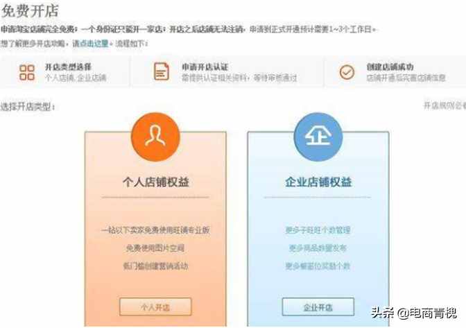 淘寶企業(yè)店鋪如何快速申請？申請流程？