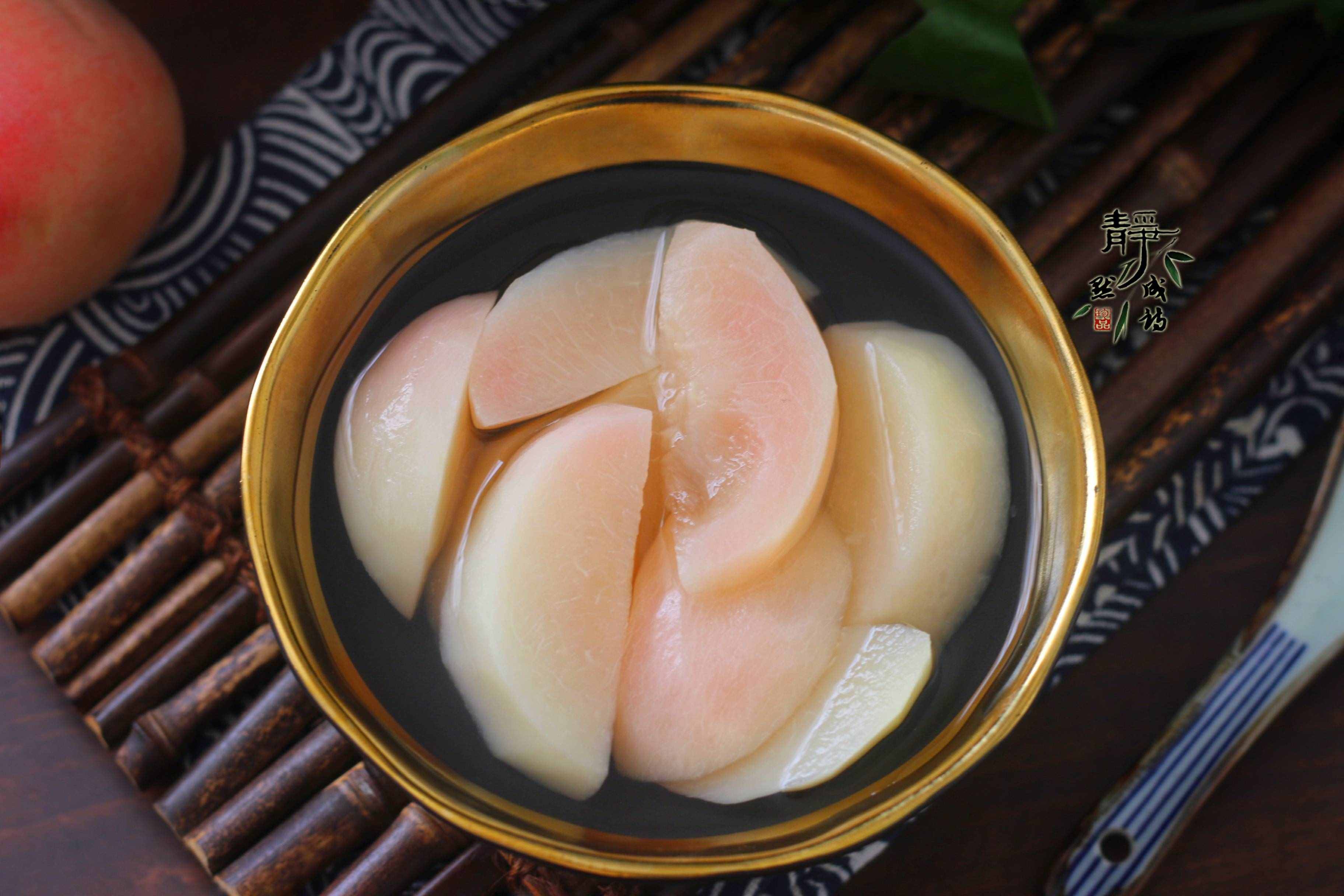 七月桃子最養(yǎng)人，教你做桃子罐頭，甜甜的，涼涼的，解暑又解饞