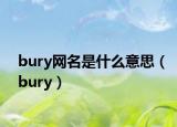 bury網(wǎng)名是什么意思（bury）