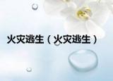 火災逃生（火災逃生）