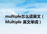 multiple怎么讀英文（Multiple 英文單詞）