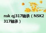 nsk qj317軸承（NSK2317軸承）