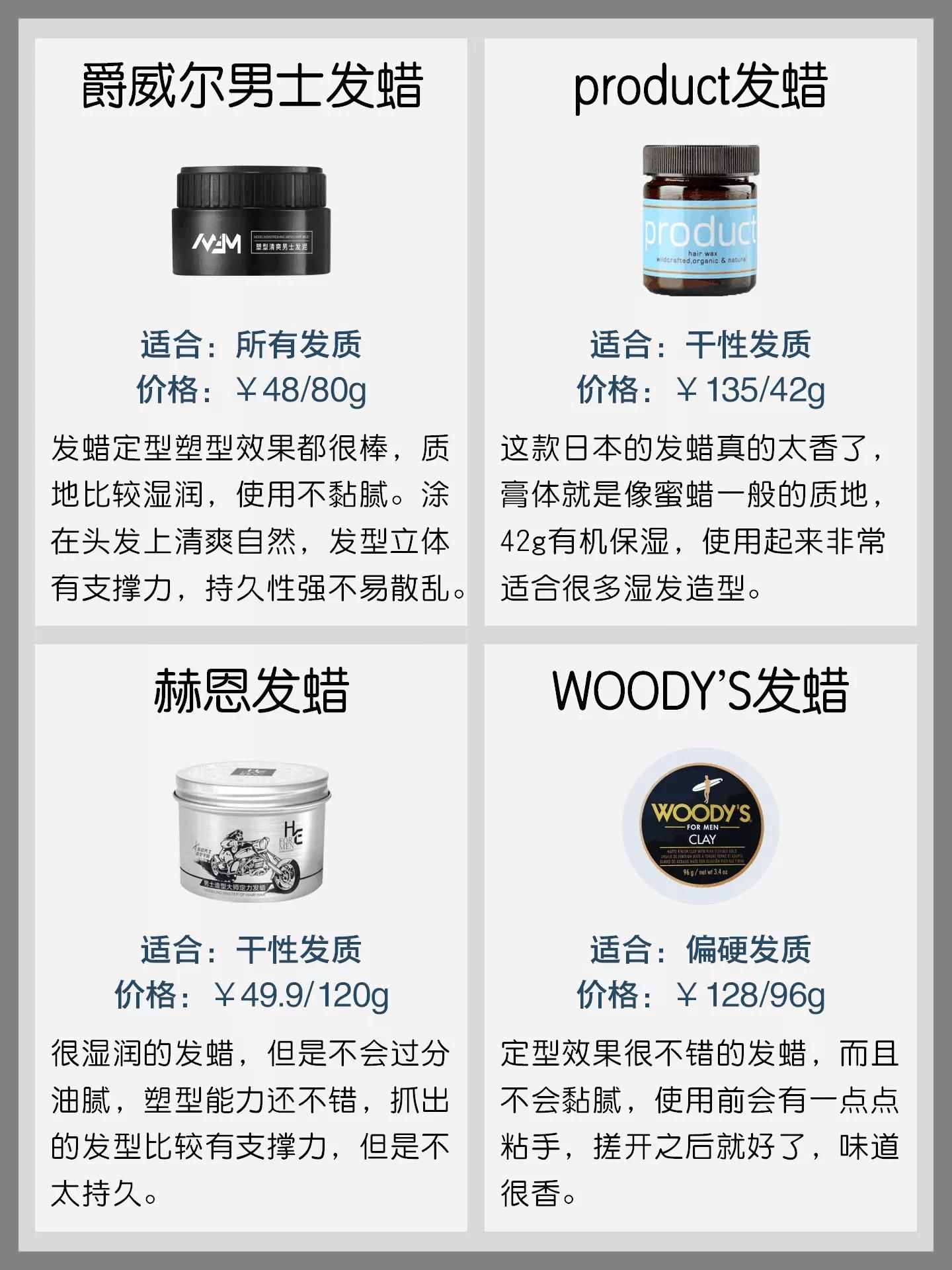 夏季造型男士發(fā)蠟測評指南！擁有男神發(fā)型的秘密