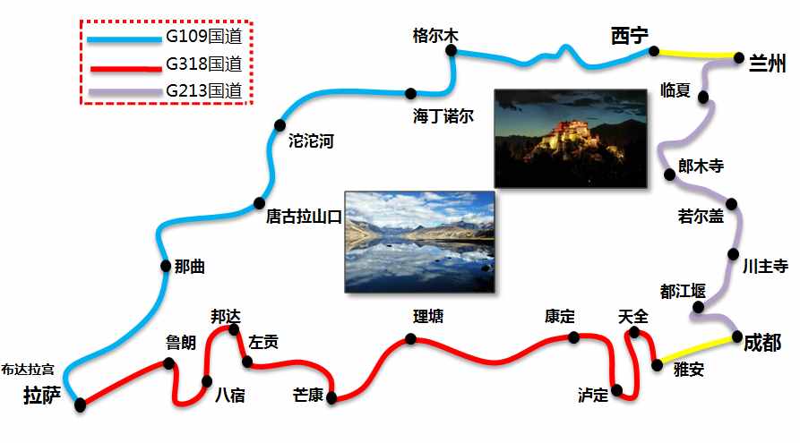 成都到拉薩后，從拉薩開車回去怎么走？青藏線日程攻略，自駕路書