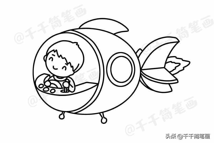 簡(jiǎn)單漂亮的科幻畫(huà)簡(jiǎn)筆畫(huà)圖片，學(xué)生家長(zhǎng)快收藏起來(lái)用得上