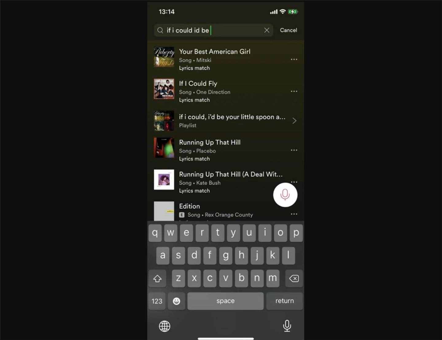 Spotify 新增支持按歌詞查找歌曲