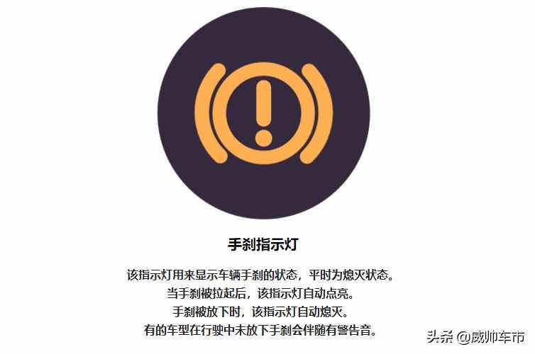 常用汽車儀表指示燈大全，看完再也不用擔心不認識了