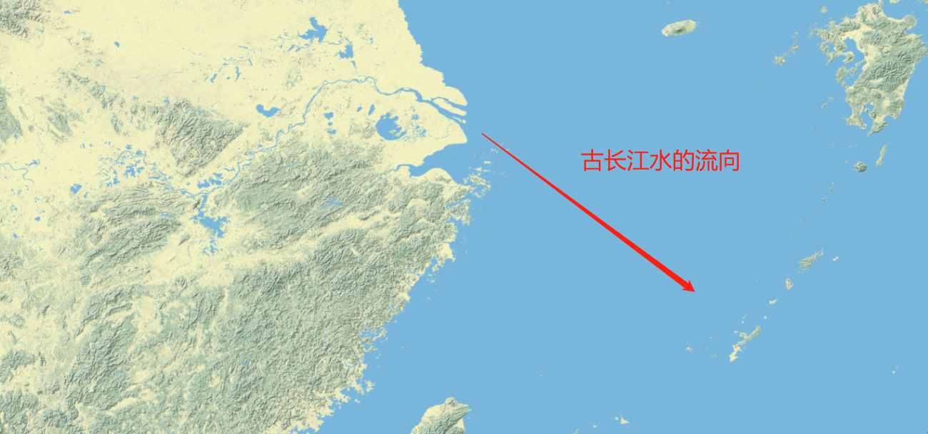 幾萬年前的長(zhǎng)江入海口不在江浙一帶，而是注入千里之外的沖繩海槽
