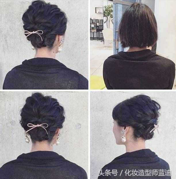 短發(fā)也能盤(pán)出女神氣質(zhì)發(fā)型
