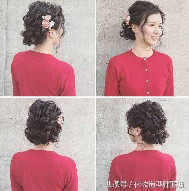 短發(fā)也能盤(pán)出女神氣質(zhì)發(fā)型