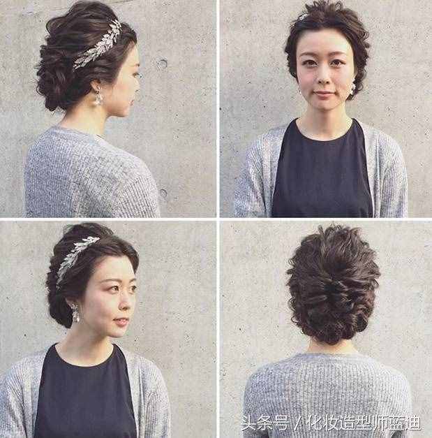 短發(fā)也能盤(pán)出女神氣質(zhì)發(fā)型