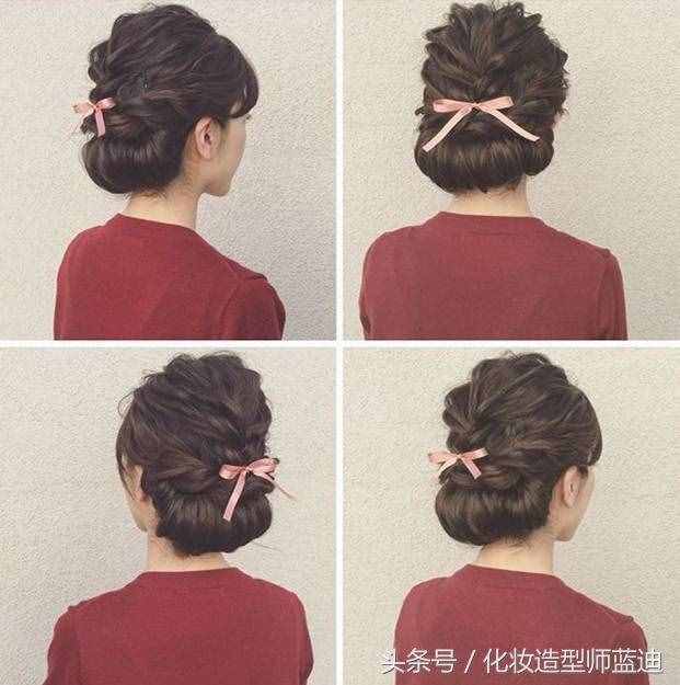 短發(fā)也能盤(pán)出女神氣質(zhì)發(fā)型