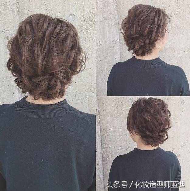 短發(fā)也能盤(pán)出女神氣質(zhì)發(fā)型