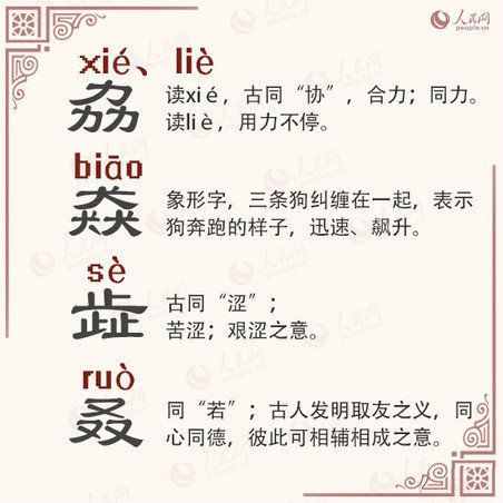 漲知識 加強版“三疊字”，你會念嗎？