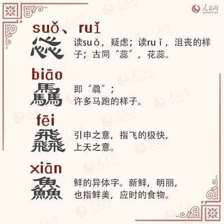 漲知識 加強版“三疊字”，你會念嗎？