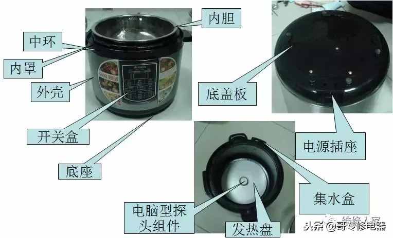 電壓力鍋維修學習