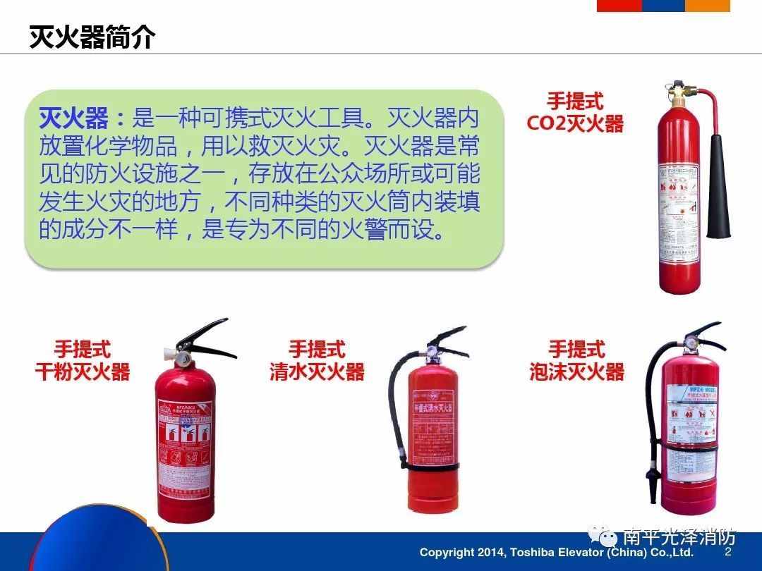 你們知道滅火器有幾種嗎？
