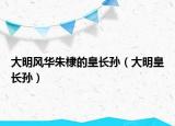 大明風華朱棣的皇長孫（大明皇長孫）