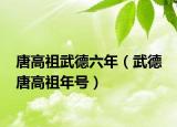 唐高祖武德六年（武德 唐高祖年號）