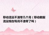 移動(dòng)流量不清零幾個(gè)月（移動(dòng)數(shù)據(jù)流量現(xiàn)在每月不清零了嗎）