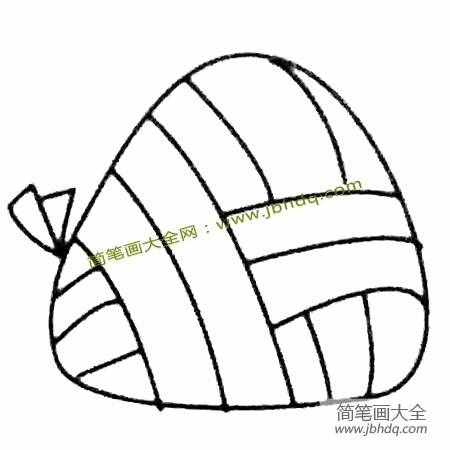 粽子簡(jiǎn)筆畫大全及畫法步驟