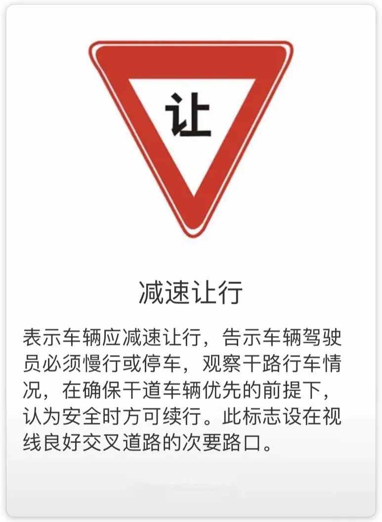 關(guān)于“停和讓”的標(biāo)志標(biāo)線，您了解多少？