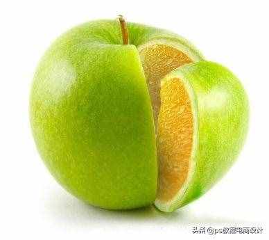 PS合成蘋果外殼桔子果實(shí)效果