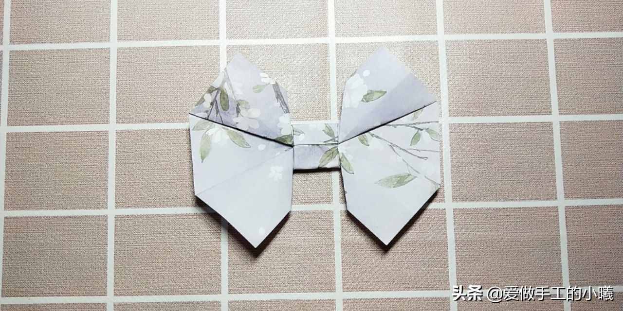 折紙合輯：蝴蝶結(jié)裝飾折紙，實(shí)用美觀，用處多多