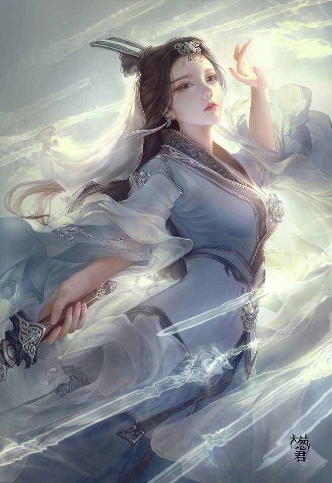古風(fēng)美圖控的福音來了，大蔥君筆下的二次元古風(fēng)美女霸氣十足