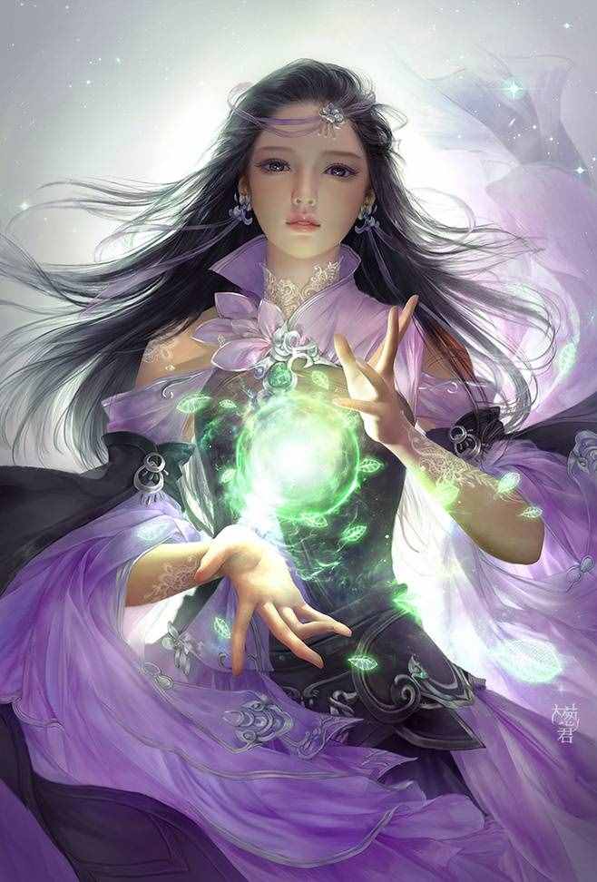 古風(fēng)美圖控的福音來了，大蔥君筆下的二次元古風(fēng)美女霸氣十足