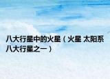 八大行星中的火星（火星 太陽(yáng)系八大行星之一）