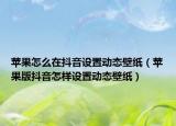 蘋果怎么在抖音設置動態(tài)壁紙（蘋果版抖音怎樣設置動態(tài)壁紙）