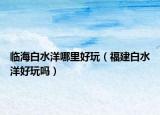 臨海白水洋哪里好玩（福建白水洋好玩嗎）