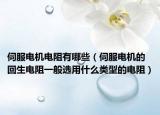 伺服電機(jī)電阻有哪些（伺服電機(jī)的回生電阻一般選用什么類(lèi)型的電阻）