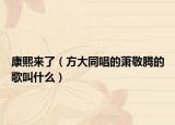 康熙來了（方大同唱的蕭敬騰的歌叫什么）