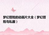 夢幻冒險(xiǎn)的動畫片大全（夢幻冒險(xiǎn)島私服）