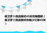 保衛(wèi)蘿卜挑戰(zhàn)模式45關(guān)攻略圖解（保衛(wèi)蘿卜挑戰(zhàn)模式攻略[45]第45關(guān)）