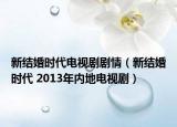 新結(jié)婚時(shí)代電視劇劇情（新結(jié)婚時(shí)代 2013年內(nèi)地電視劇）