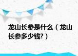 龍山長參是什么（龍山長參多少錢?）