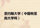 圣約翰大學(xué)（中國(guó)有圣南大學(xué)嗎）