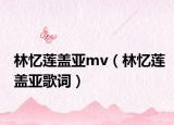 林憶蓮蓋亞mv（林憶蓮蓋亞歌詞）