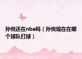 孫悅還在nba嗎（孫悅現(xiàn)在在哪個(gè)球隊(duì)打球）