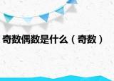 奇數(shù)偶數(shù)是什么（奇數(shù)）