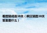 看圖猜成語38關(guān)（瘋狂猜圖38關(guān)答案是什么）