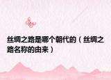 絲綢之路是哪個(gè)朝代的（絲綢之路名稱的由來）