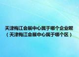 天津梅江會展中心屬于哪個企業(yè)呢（天津梅江會展中心屬于哪個區(qū)）