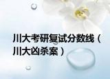 川大考研復(fù)試分數(shù)線（川大兇殺案）