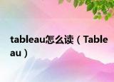 tableau怎么讀（Tableau）