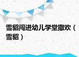 雪貂闖進(jìn)幼兒學(xué)堂撒歡（雪貂）