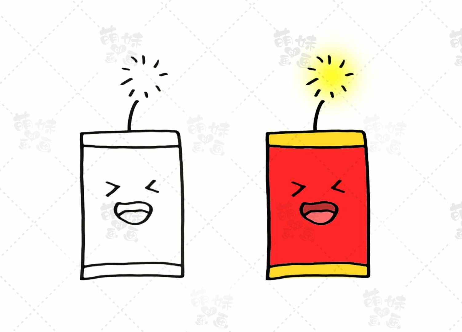 春節(jié)元素簡筆畫合集，簡單又漂亮，家長可收藏備用